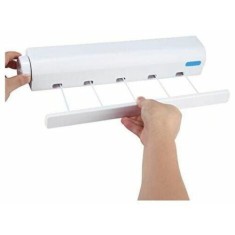 Umeras pentru haine BGHYHYHI, retractabil, suport 8 kg, utilizare interioara/exterioara, compact