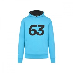 Mercedes AMG Petronas hanorac de bărbați cu glugă George Russell Hoody blue F1 Team 2024 - XXL