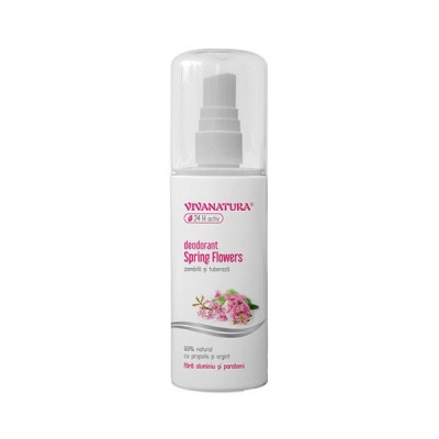 Deodorant Natural Spring Flowers 100ml Viva Natura foto