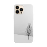 Husa compatibila cu Apple iPhone 14 Pro Max model Winter desert, Silicon, TPU, Viceversa