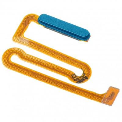 Senzor Amprenta Samsung Galaxy A12 Nacho A127 / A12 A125, cu banda, Albastru foto