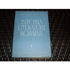 Istoria Literaturii Romane Vol. 1 - Colectiv , 21101
