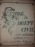 N. TITULESCU - CURS DE DREPT CIVIL {1915-1916}