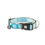 Zgardă pentru c&acirc;ini, Max &amp; Molly Smart ID - Retro Blue, M