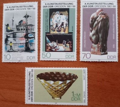D.D.R--&amp;#039;&amp;#039;PICTUR-arta&amp;#039;&amp;#039;Serie de 4v MNH- NESTAMP. -vezi scan foto
