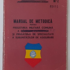 Manual de Metodica Pentru Pregatirea Militara A Subunitatilor de Asigurare -1975