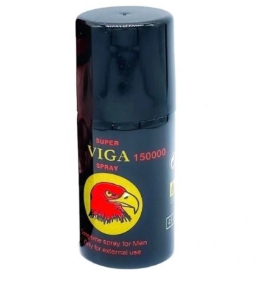Spray Super Viga 150000 pentru Intarzierea Ejacularii, Negru, 45 ml foto