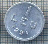 AX 775 MONEDA- ROMANIA - 1 LEU -ANUL 1951 -STAREA CARE SE VEDE