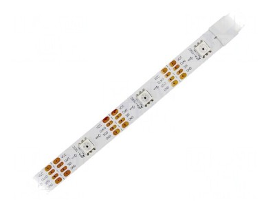 Bandă LED RGB Programabilă 5050 5V 30 LED/m Albă foto
