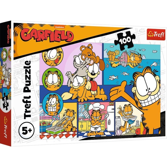 Puzzle Trefl 100 Lenesul Garfield