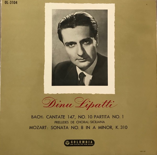 Vinil LP &quot;Japan Press&quot; Dinu Lipatti, Bach, Mozart &lrm;&ndash; Cantate 147 ...(VG)