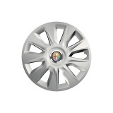 Set 4 capace roti Cu Inel Cromat Stratos R16 Compatibil Cu Alfa Romeo