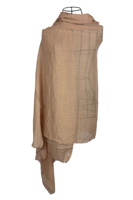 Esarfa dama uni 25VM, maro deschis 180 x 95 cm
