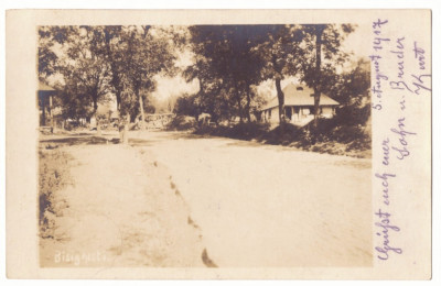 792 - BIZIGHESTI, Vrancea, Romania - old postcard, real PHOTO - used - 1918 foto