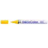 Marker cu vopsea Uchida DecoColor varf gros 2-3 mm 300 galben