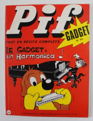 PIF , GADGET , No. 103 , FEVRIER , 1971 , LIPSA GADGET foto
