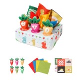 Jucarie educativa si senzoriala bebe EMC ONSHOP&reg;, Cub textil cu servetele si joc de motricitate, 6 luni+