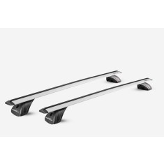 Bare transversale Green Valley Original Vento Premium Silver Aluminiu pentru Mercedes E-Class Coupe C207 2009-2017, cu prindere in puncte fixe