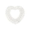 Aplicatie crosetata, dimensiuni 10,3 x 10,5 cm, Inima, Crisalida