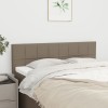 Gossi tablii de pat, 2 buc., gri taupe, 72x5x78/88 cm, textil