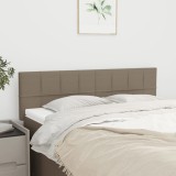 Gossi tablii de pat, 2 buc., gri taupe, 72x5x78/88 cm, textil