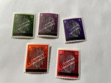 Austria 1945 Ocupația Aleată Supratipar "&Ouml;sterreich" pe Timbre Al doilea Război Mondial (Hitler) Serie 5v MNH / Neștampilat - TG1