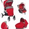 Carucior P4 Trio-rosu,