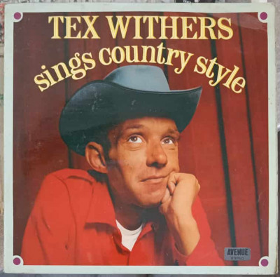 Disc vinil, LP. SINGS COUNTRY STYLE-TEX WITHERS foto