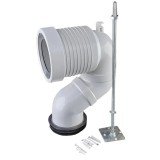 Suport S Conector Toaleta Verticala Monobloc Leziter 20.5x23cm 500g Tip Conexiune S