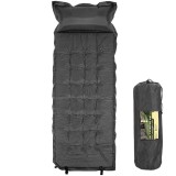 Saltea plabila cu perna din spuma poliuretanica, cu autoumflare, 193x68x3.5cm, gri Household NewTrend