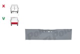 Segment reparatie haion spate Ford Transit (Ve6), 10.1985-01.1991; Transit (Ve64), 01.1991-09.1994; Transit (Ve83), 06.1994-07.2000, montare spate, H