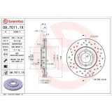Set disc frana Audi A1 (8x1 8xk) 05.10-09.19 , A2 (8z0) 02.00-08.05, A3 (8l1) 09.96-09.06; Seat Cordoba (6l2) 09.02-11.09, Ibiza 3 (6l1) 02.02-11.09,, BREMBO