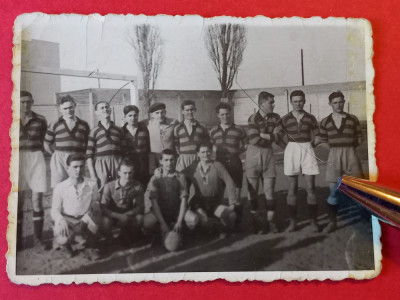 Foto fotbal-jucatori meci RAPID ARAD-GLORIA CFR ARAD 18.03.1938 foto