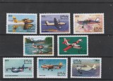 Maldives 1998 - Transporturi , Avioane , serie 8 valori , dantelate , MNH.Mi.3099-3106
