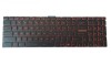 Tastatura Laptop Workstation, MSI, WS75, 9TJ, 9TK, 10TL, 10TM, iluminata, rosie, layout US