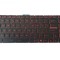 Tastatura Laptop, MSI, GS60, MS-16H2, MS-16H3, MS-16H4, MS-16H5, MS-16H6, MS-16H7, MS-16H8, iluminata, rosie, layout US