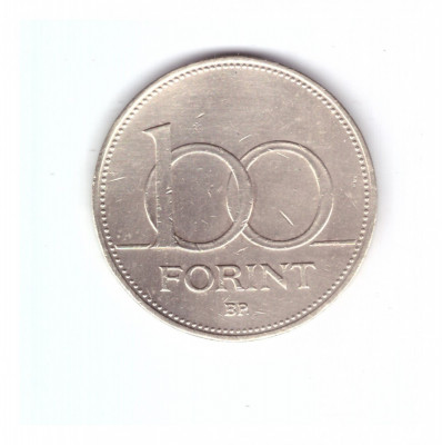 Moneda Ungaria 100 forint/forinti 1996, stare foarte buna, curata foto