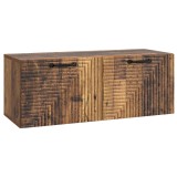 vidaXL Oglindă TV montată pe perete Lemn vechi 78,5 x 31 x 30 cm 898723