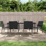 VidaXL Set mobilier de grădină cu perne, 7 piese, poliratan și oțel