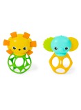 Bright Starts Oball Character Oball Teether 2pk (bs-16762)