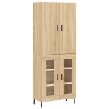 Cumpara ieftin Dulap inalt, stejar sonoma, 69,5x34x180 cm, lemn compozit