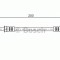 Conducta / cablu frana FORD GALAXY (WA6) (2006 - 2015) BOSCH 1 987 481 443