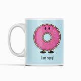 Cana alba personalizata &quot;Sexy Donut&quot;, INOVATIX&reg;. 330ml