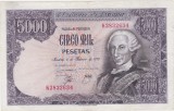 SPANIA 5000 PESETAS 1976 VF+