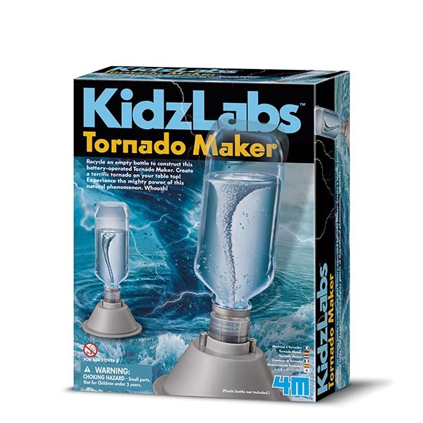Kit constructie tornada, Tornado Maker, KidzLabs, 4M