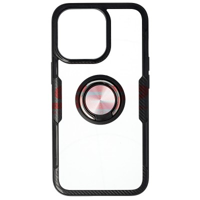 Toc TPU+PC Carbon Ring Case Apple iPhone 13 Pro Black foto