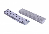 Set 2 protectii pentru centura de siguranta Minky Dots Grey