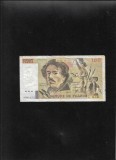Franta 100 franci francs 1987 seria496452