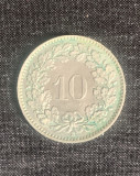 Moneda 10 rappen 1960 Elvetia, Europa