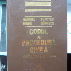 BOROI / RADESCU - CODUL DE PROCEDURA CIVILA - comentat si adnotat - 1996